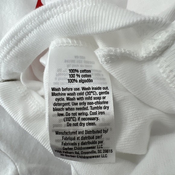 Gerber Onesie Baby 18 Months Unisex White Filipino Supling Supreme One Piece - Picture 4 of 10